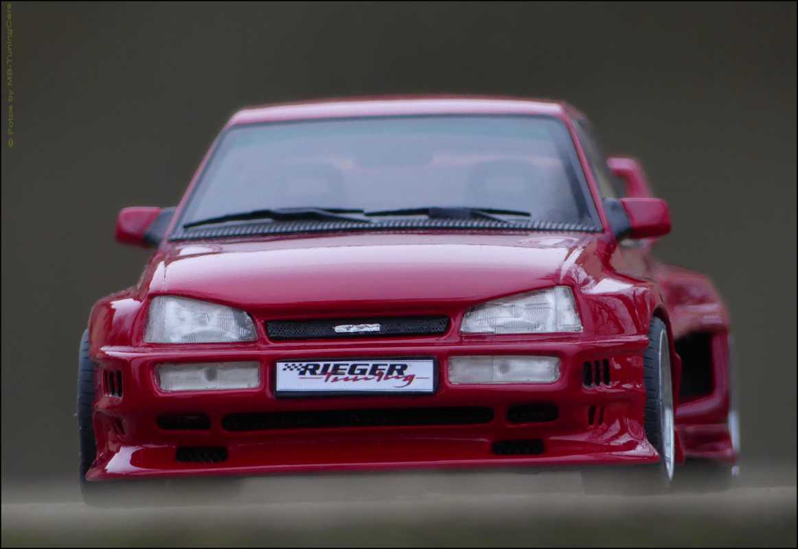 1:18 Opel Kadett E GS 16V Rieger GTO Breitbau + Vitrine = RAR